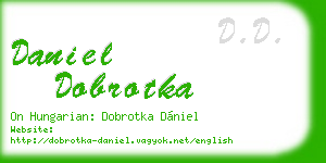 daniel dobrotka business card